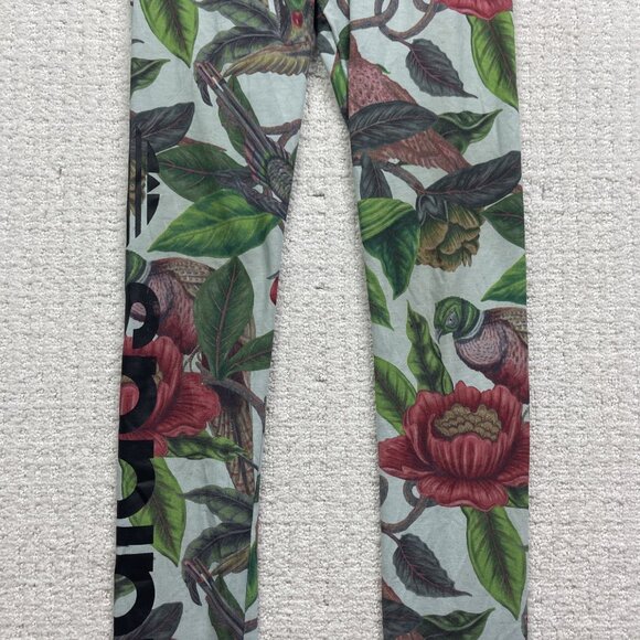 Adidas Originals Battle of the Birds Leggings Floral Tropical AOP Wom Size XS - Picture 3 of 11